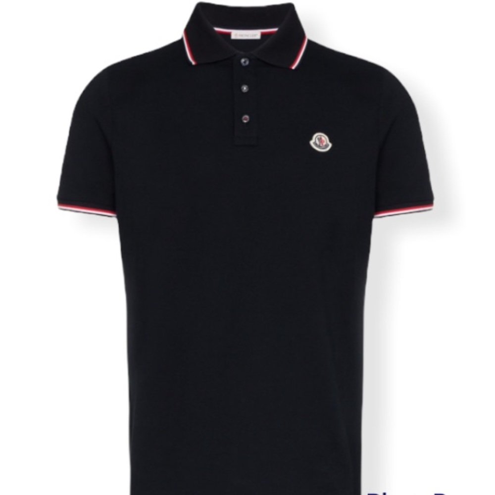 Moncler logo-embroidered polo shirt Size:XL